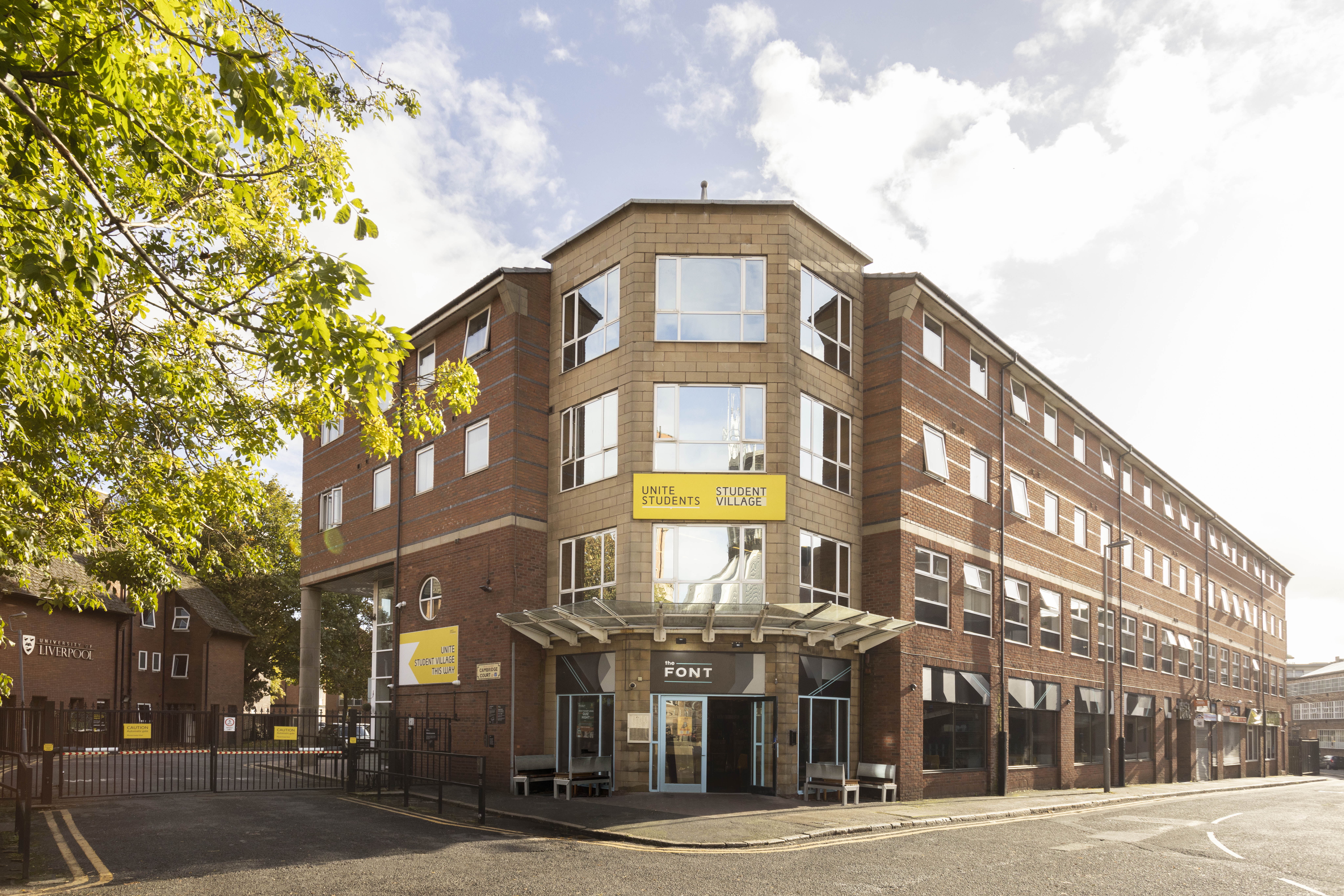 Exterior shot of Arrad House