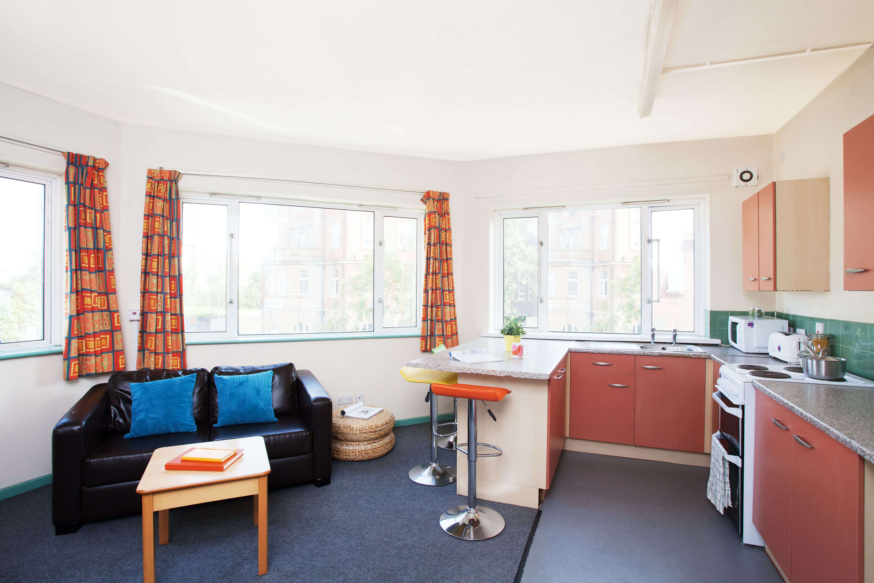 Shared kitchen area at Arrad House