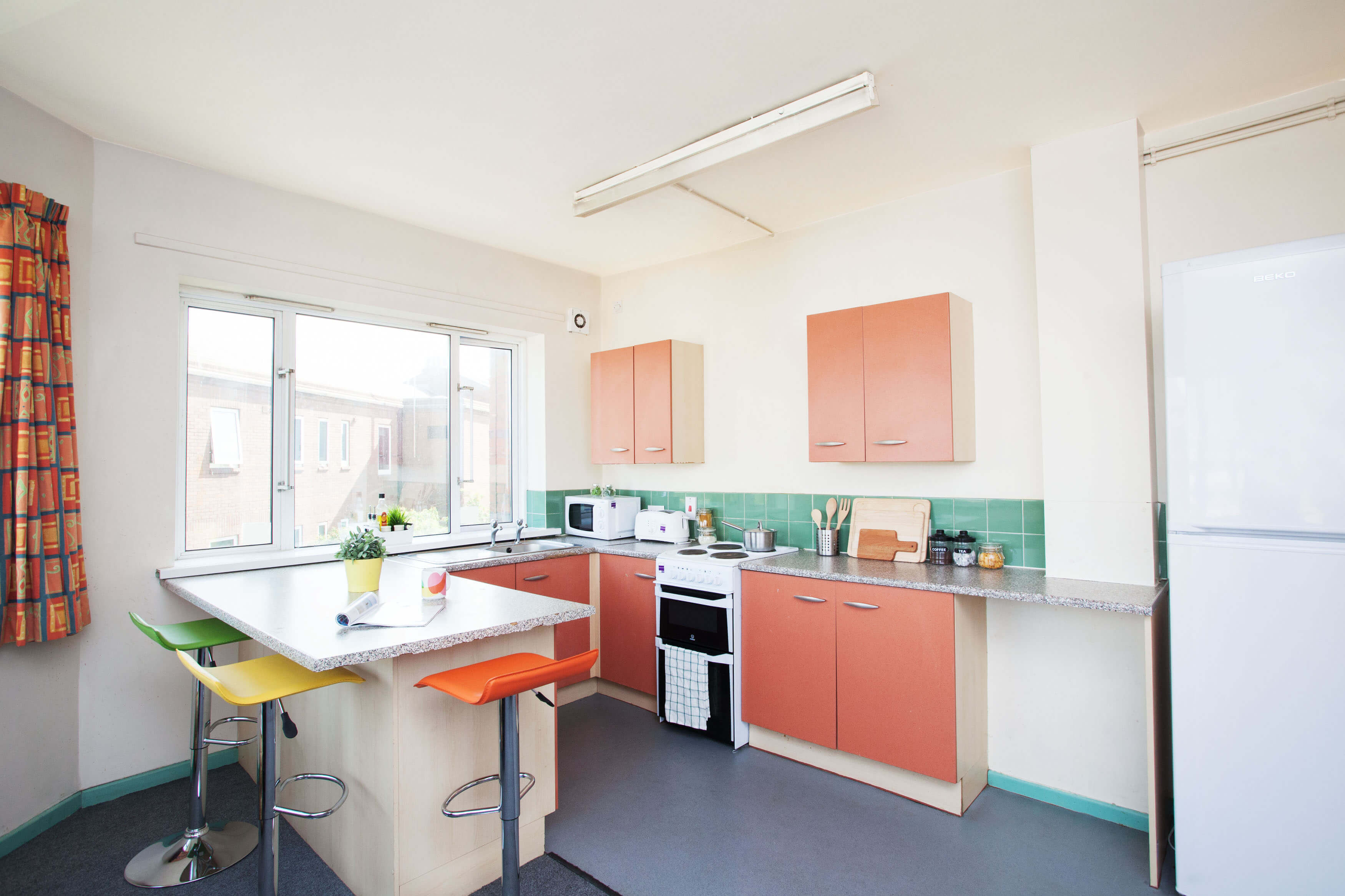 Shared kitchen area at Arrad House