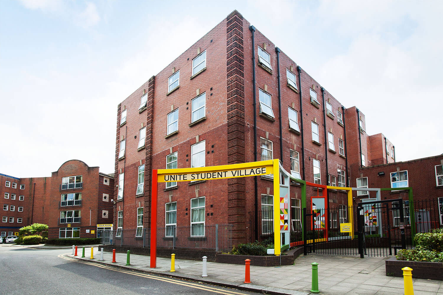 Student Village entrance in Liverpool