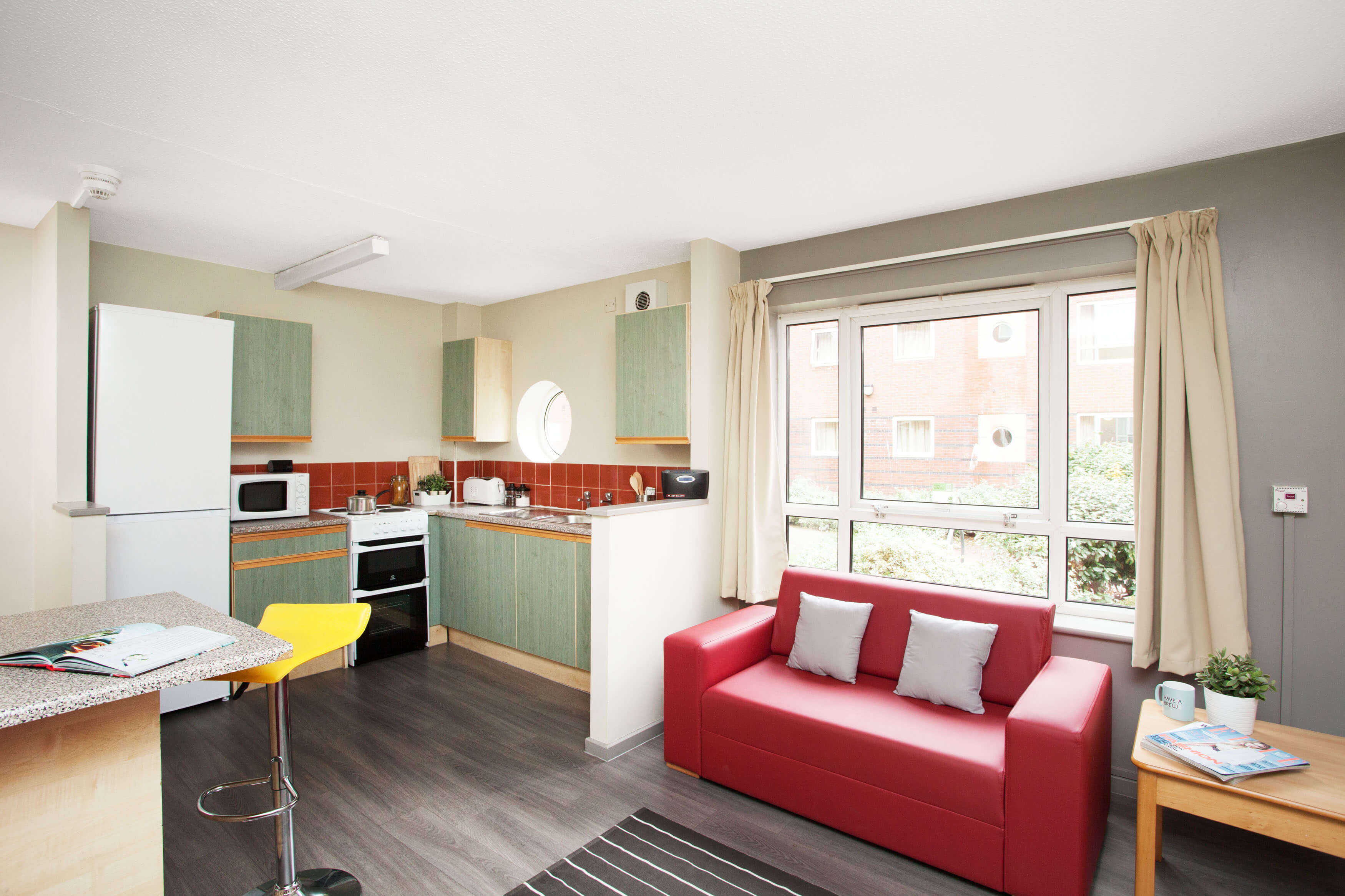 Shared kitchen area at Cambridge Court