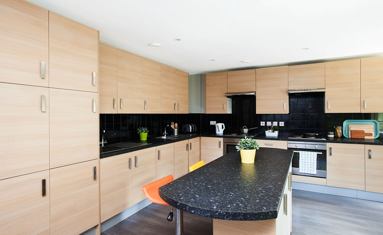 Shared kitchen for ensuite and non ensuite rooms