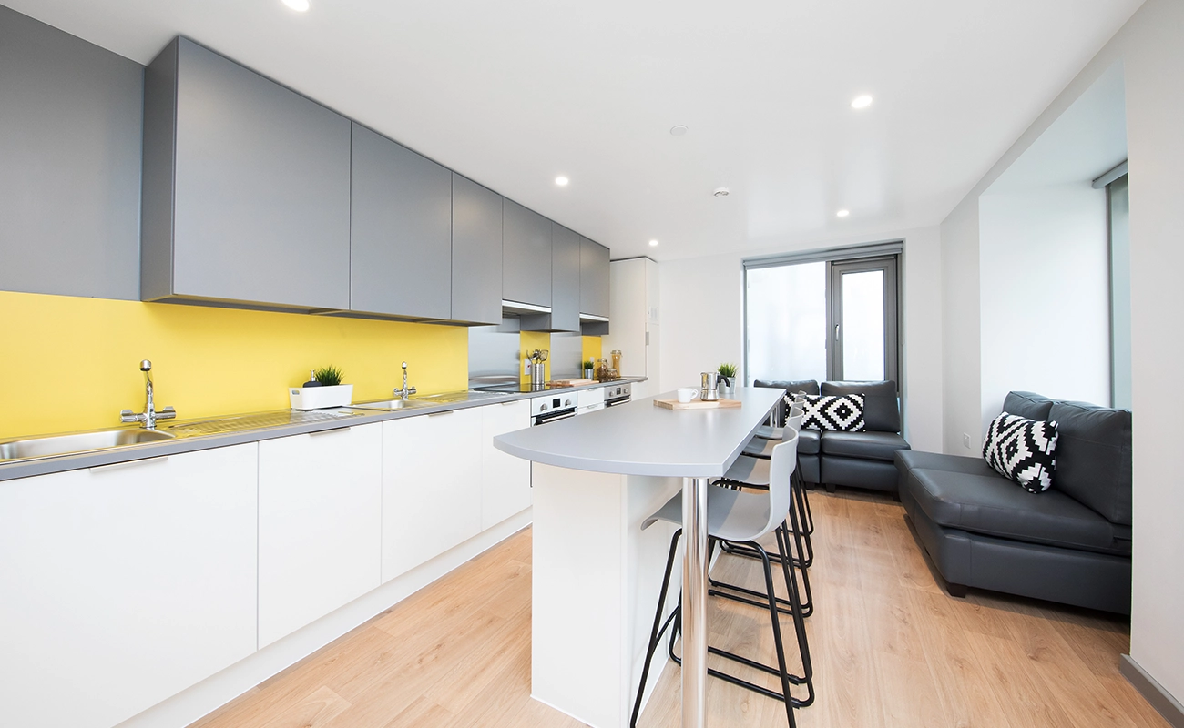 Shard kitchen for ensuite rooms