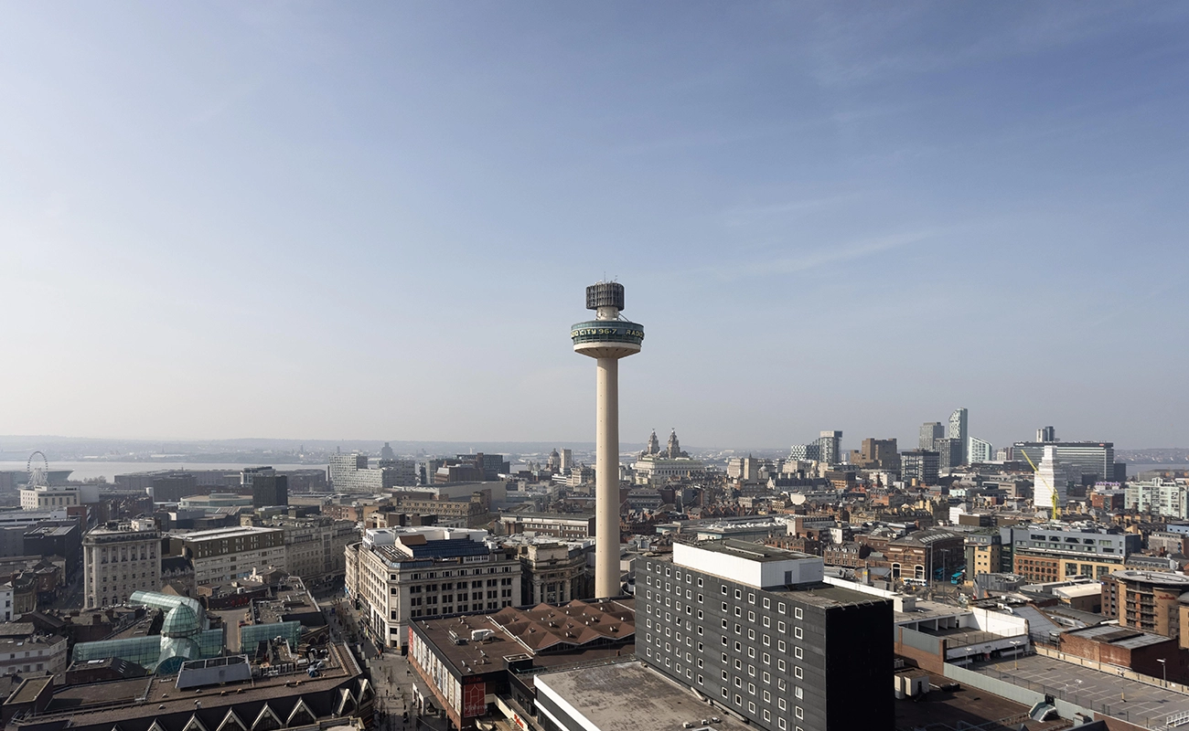 View from the roof terrace