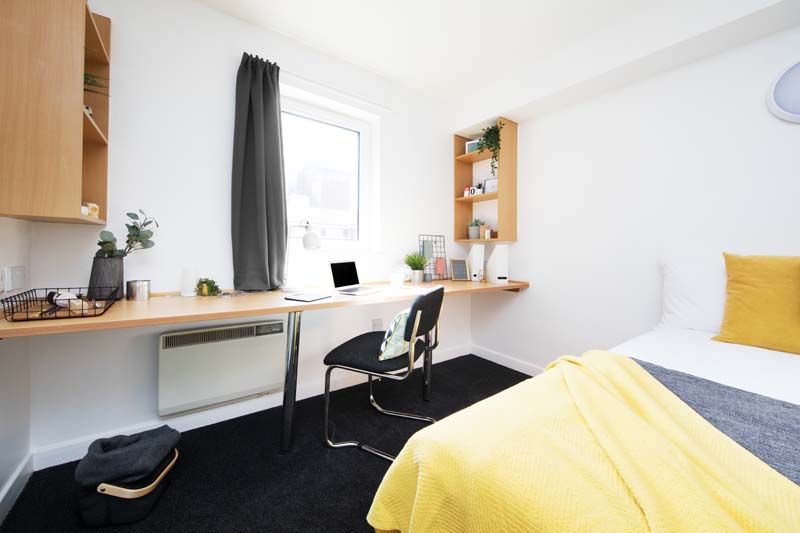 Study space in a Premium Range 1 En-suite room