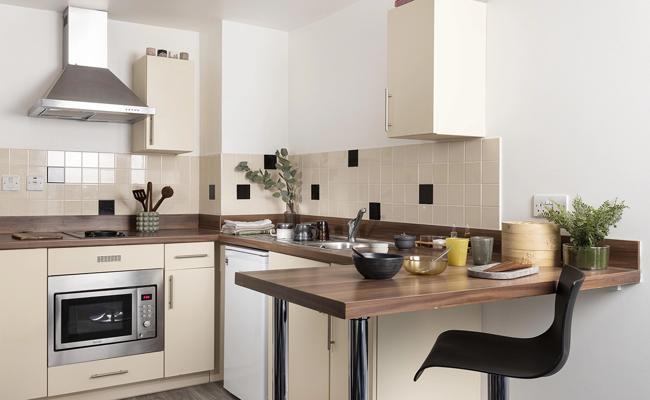 Kitchen in a studio