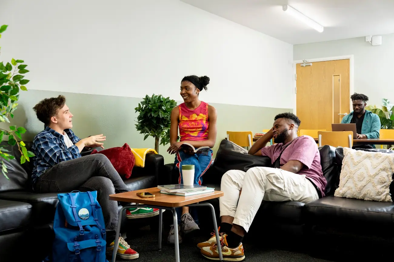 Students in the Common room