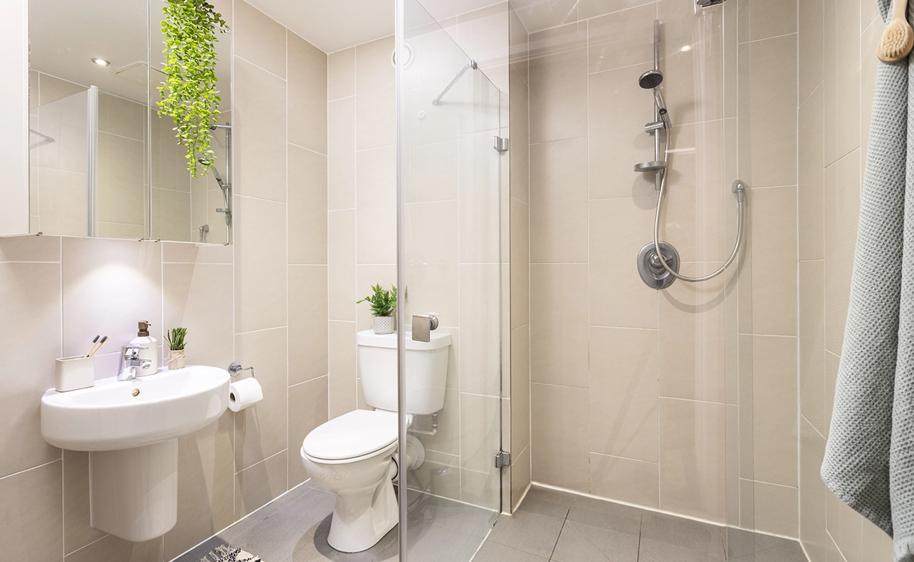 Bathroom in a Twin Studio Premium Range 2