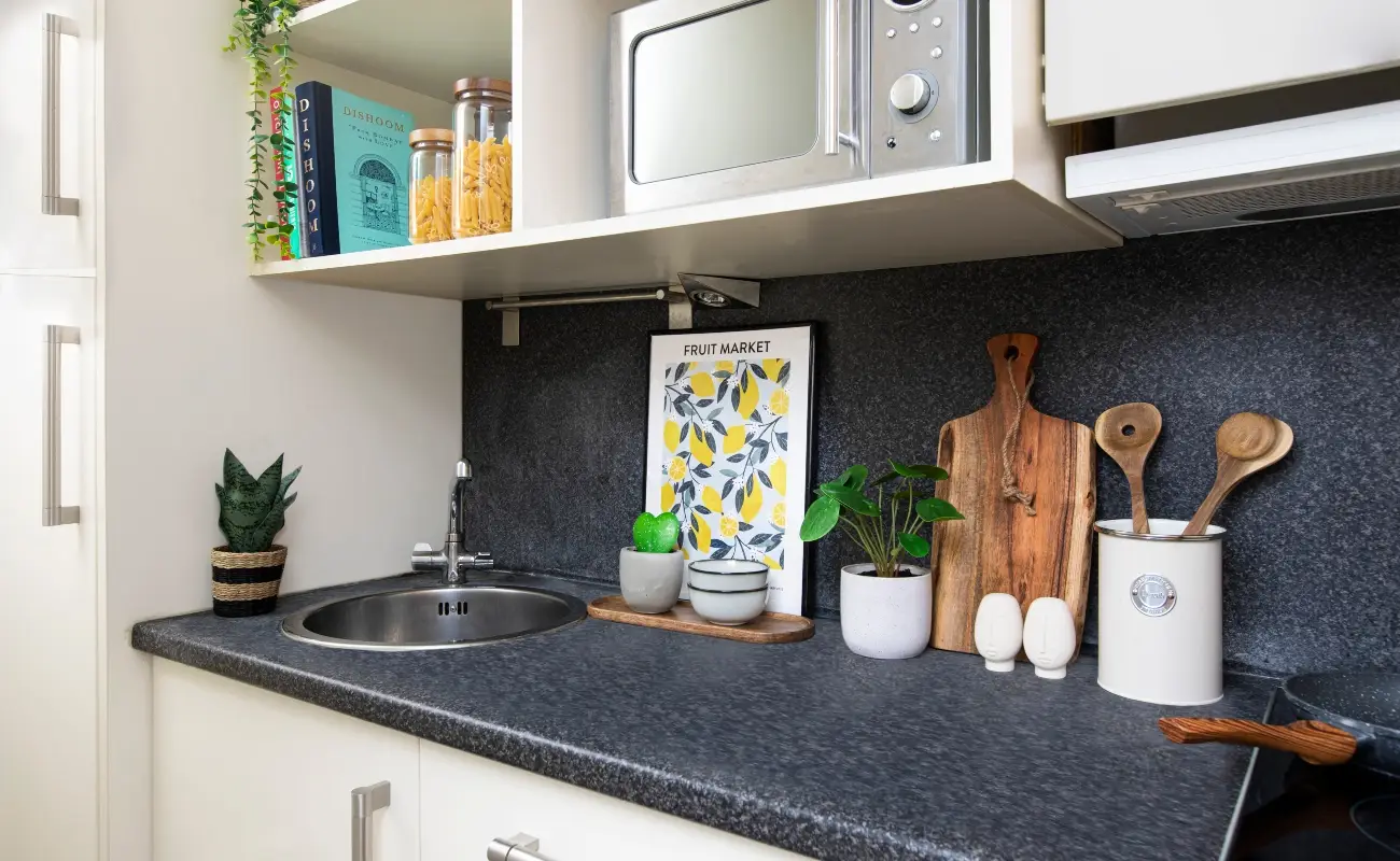 Kitchen in a Two Bedroom Flat Classic