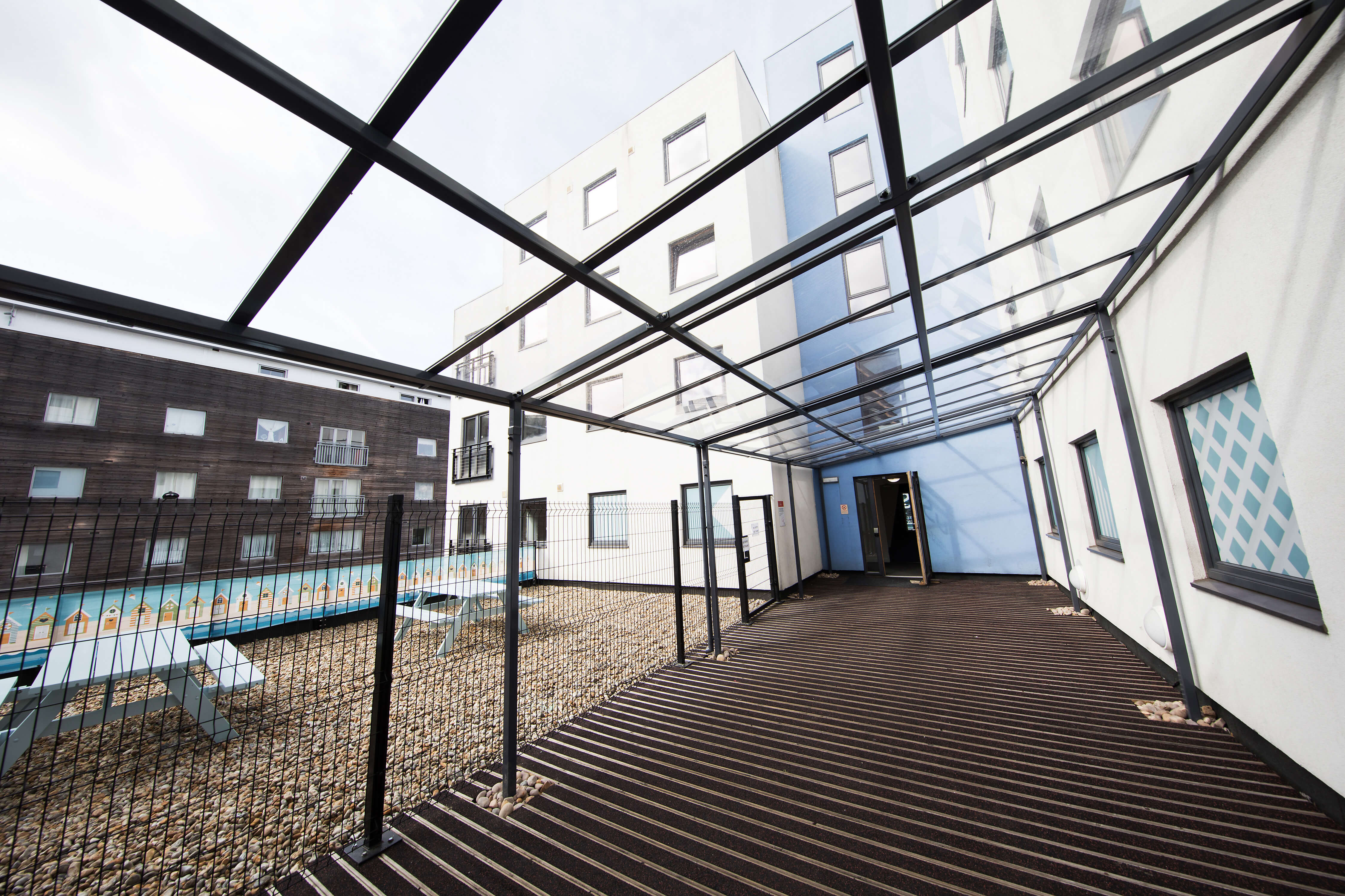 Courtyard walkway