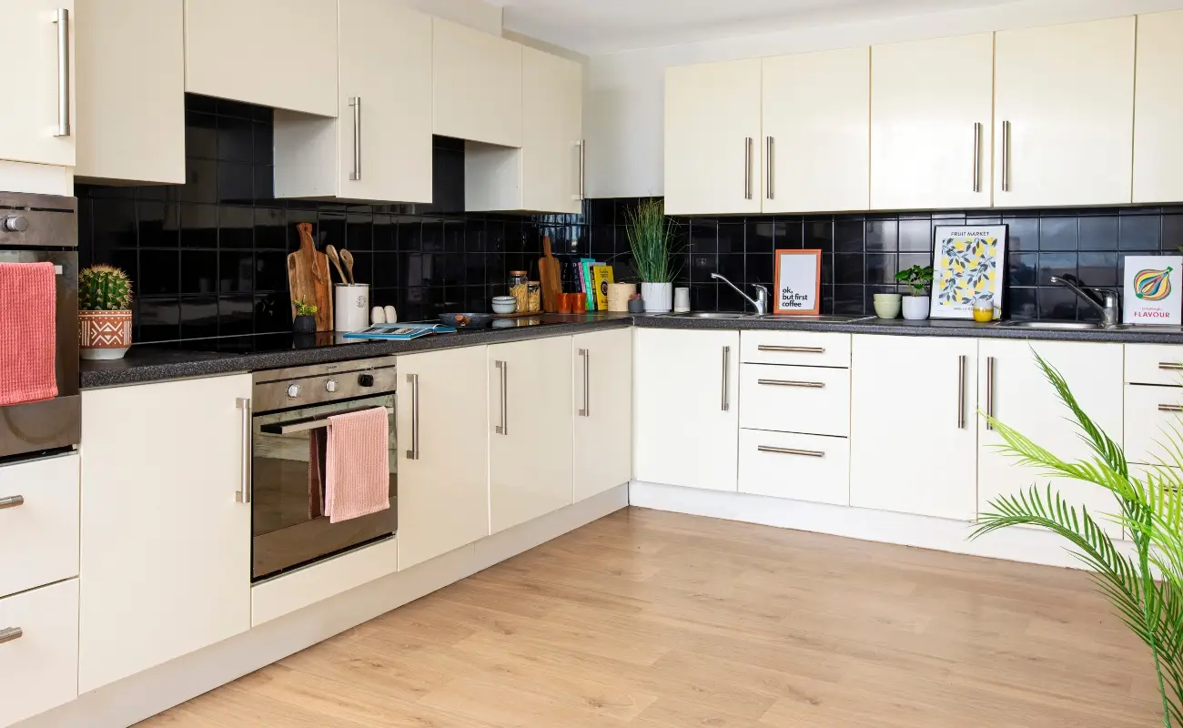 Shared kitchen area