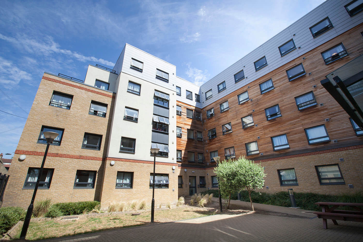 Exterior of Pacific Court building