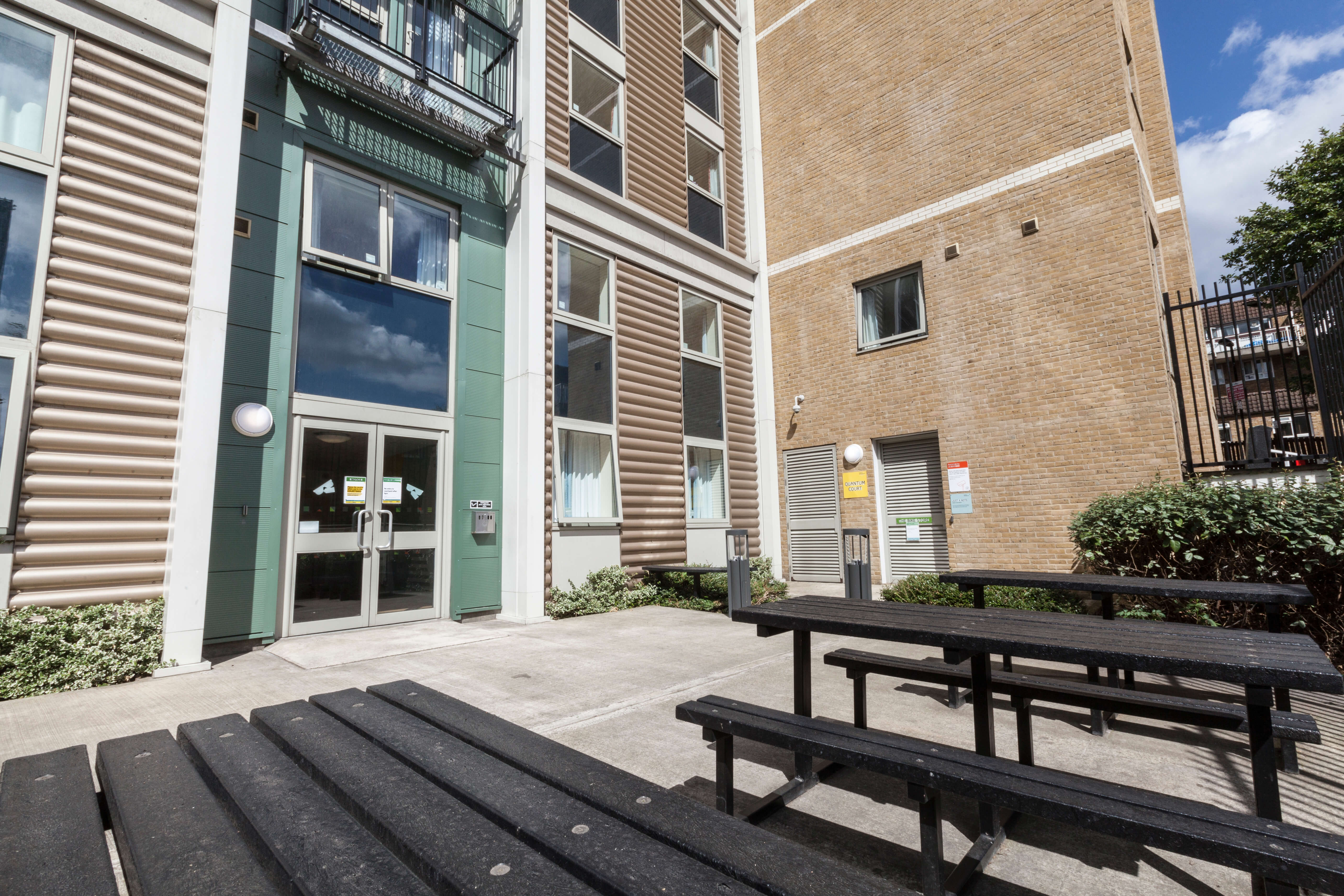 Courtyard and benches