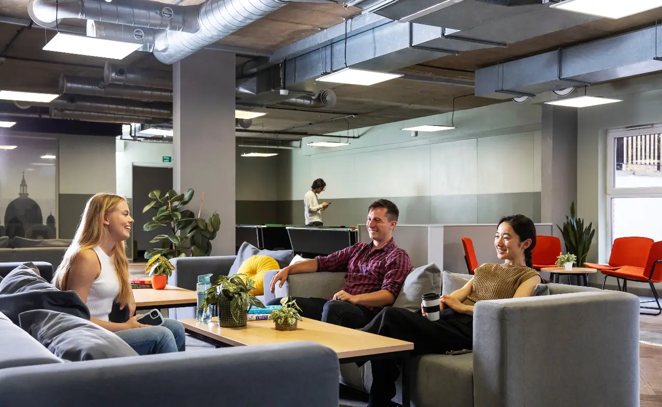 Students in the common room