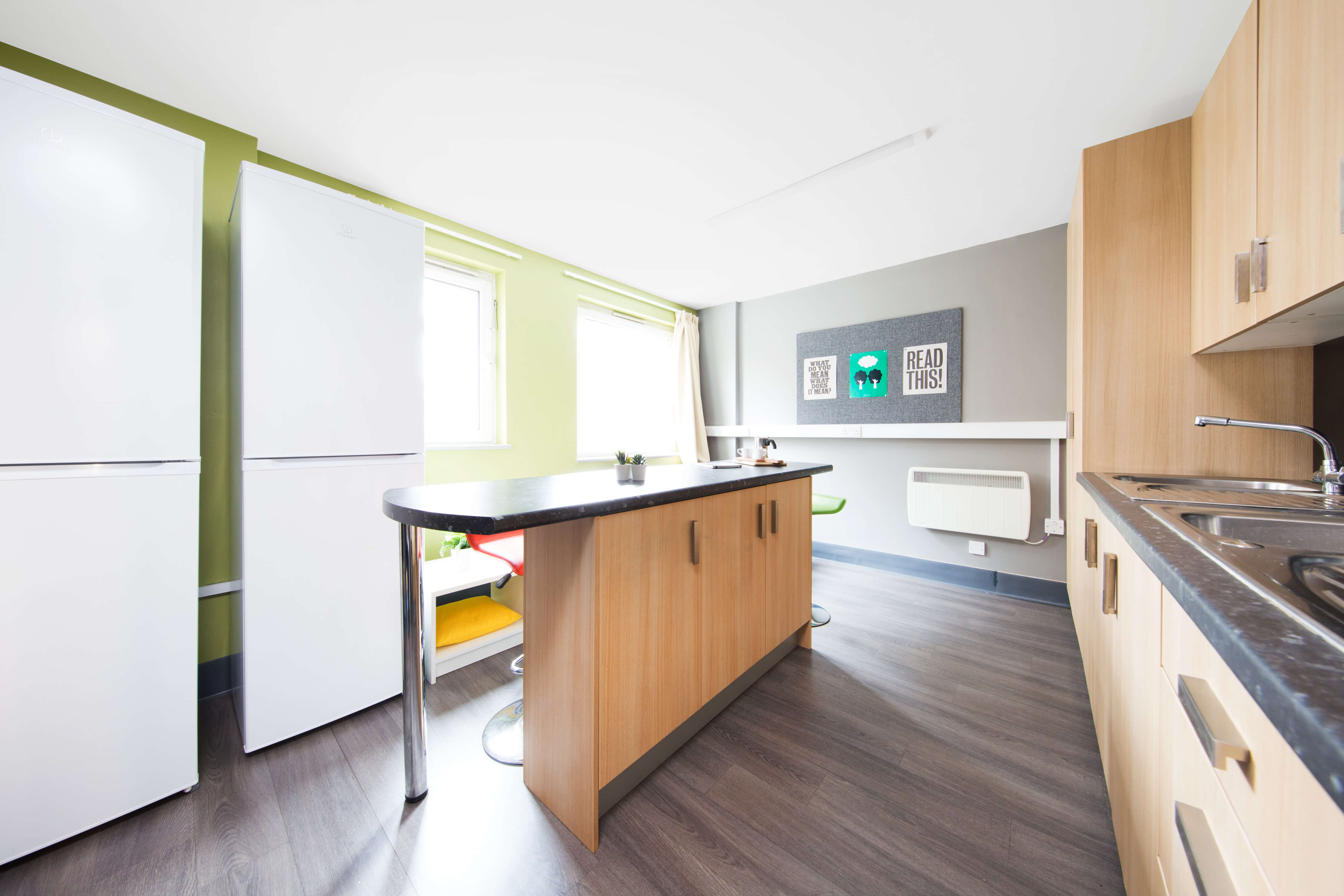 Shared kitchen area at Sidney Webb House