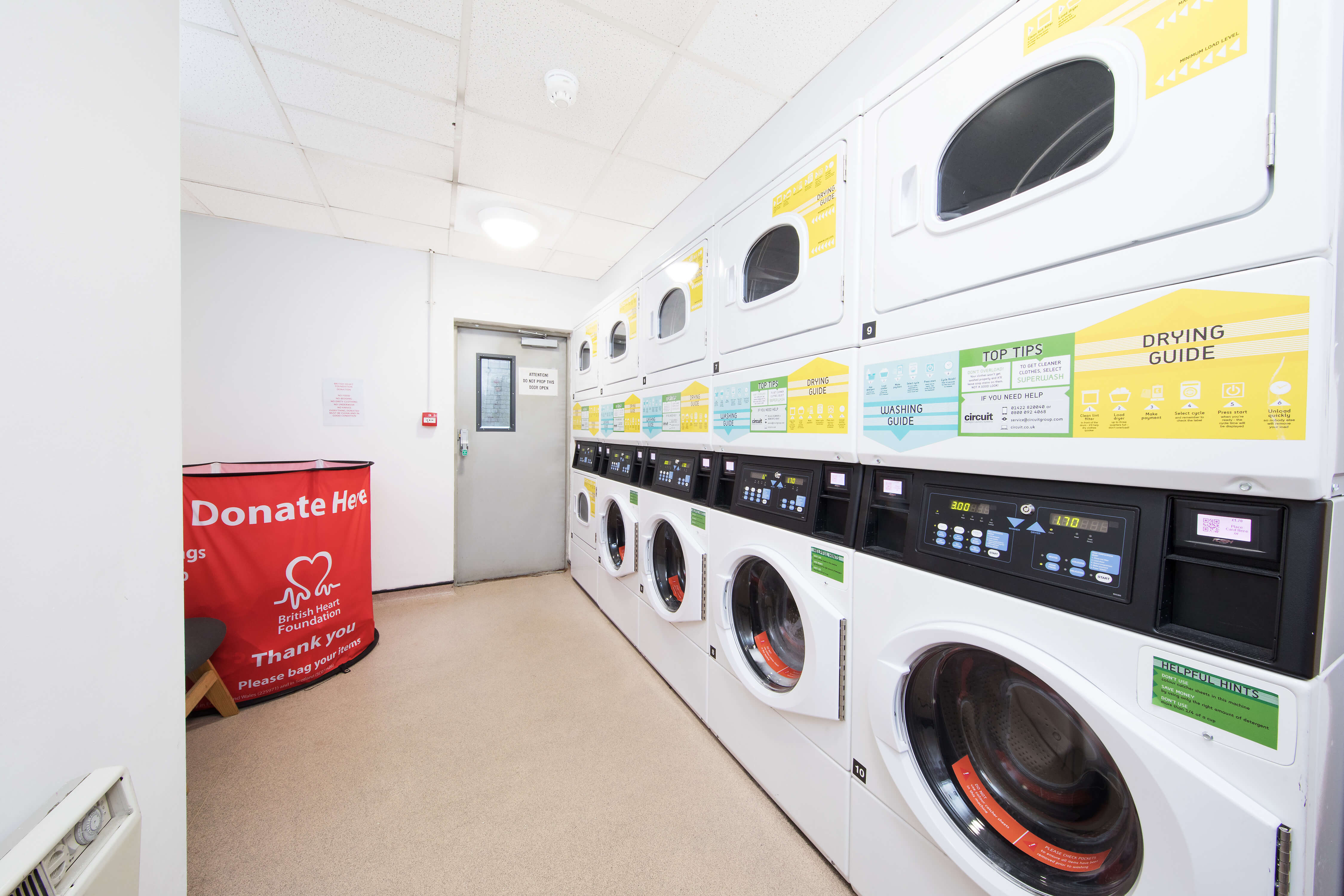 Laundry room at Station Court