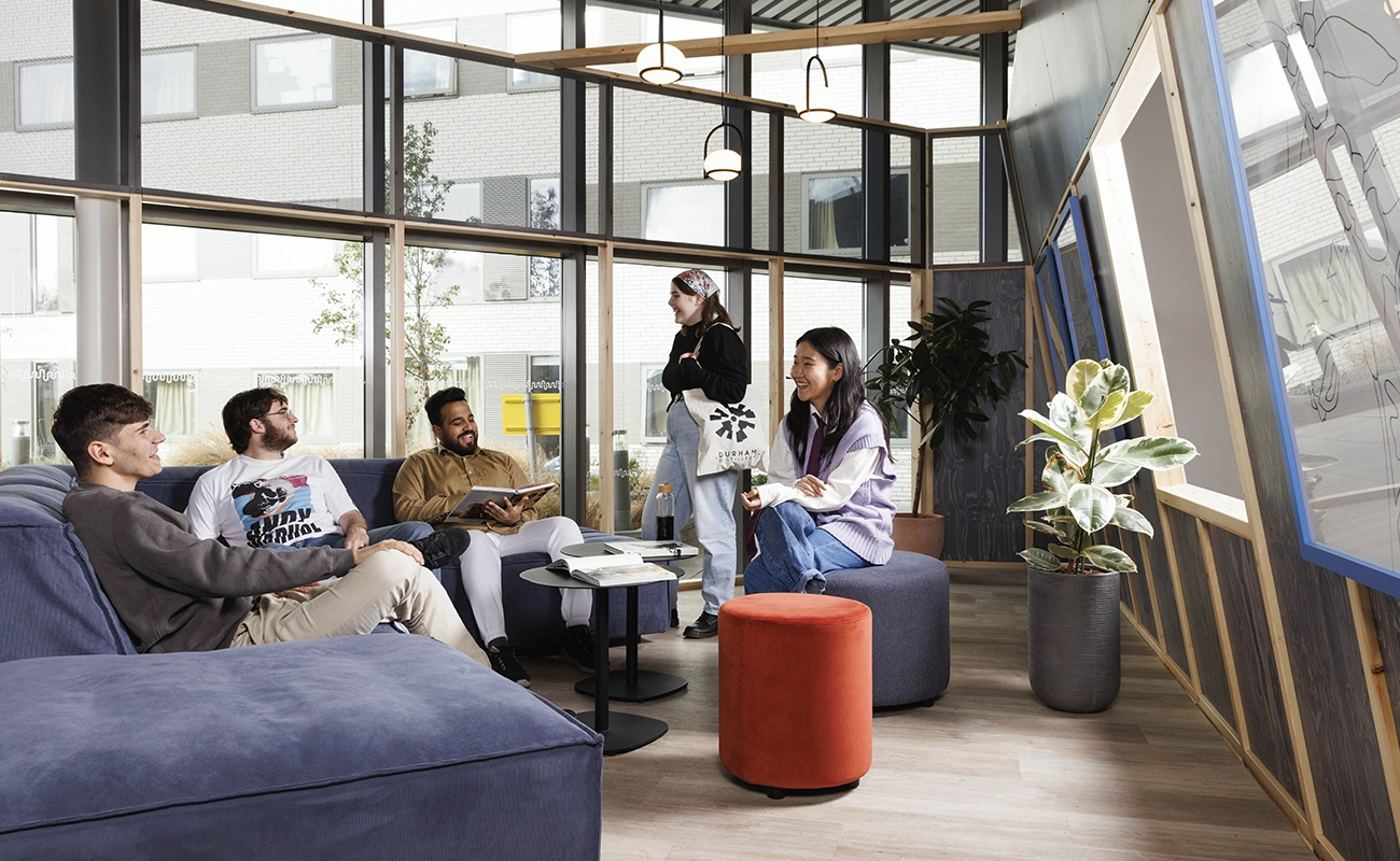 Students in the common room