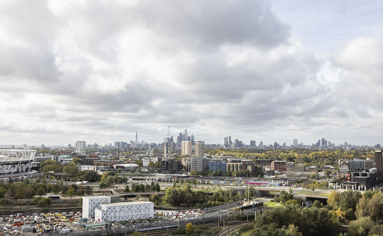 View from the roof terrace