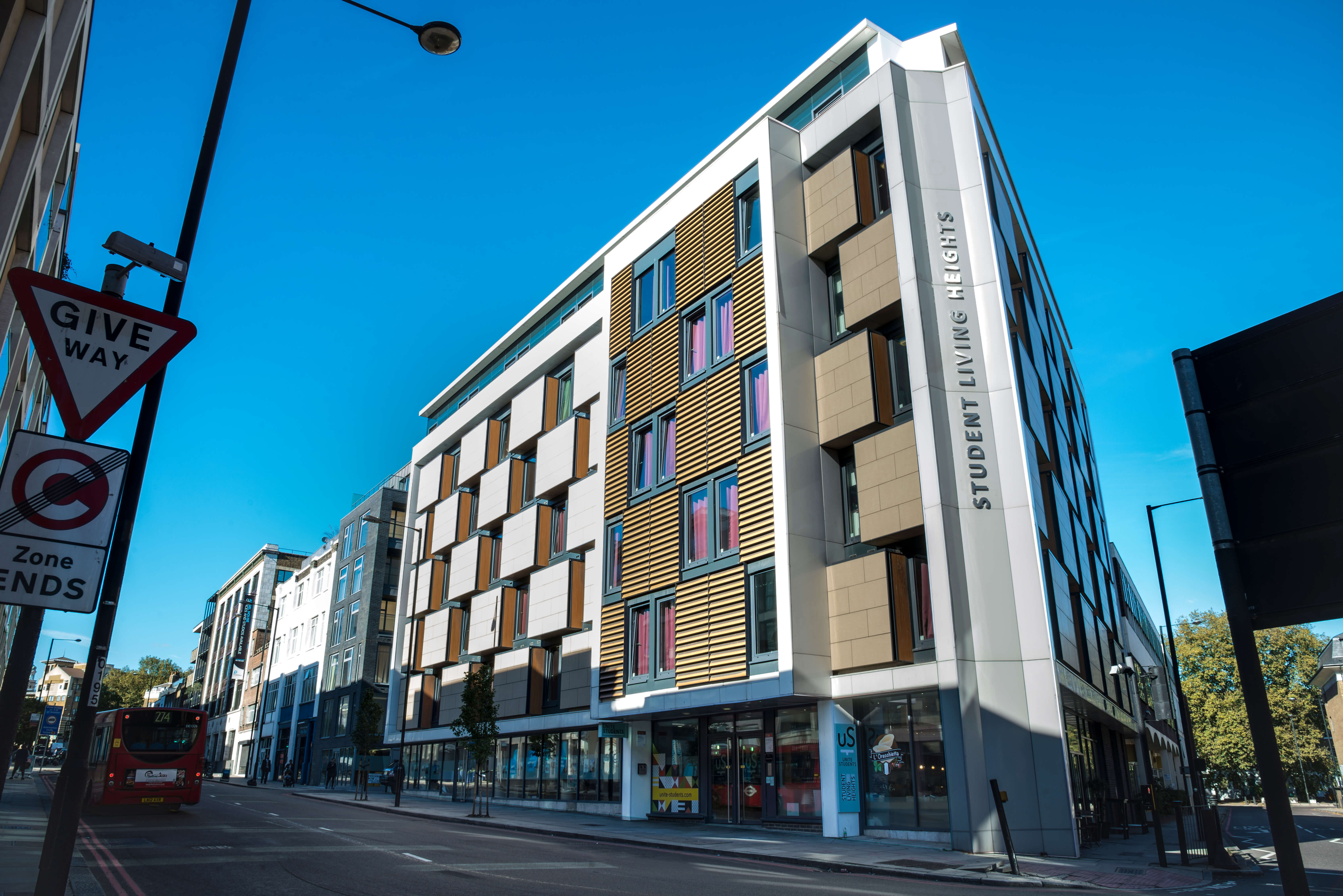 Unite Students accommodation at Student Living Heights in London