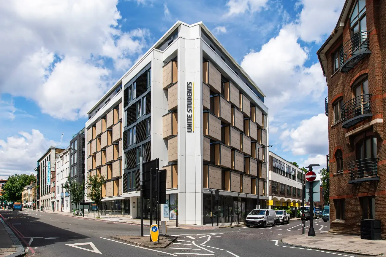 Exterior view of Student Living Heights