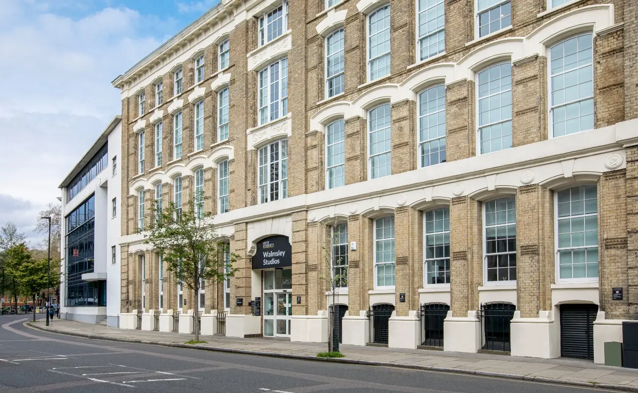 Exterior of the Walmsley Studios building