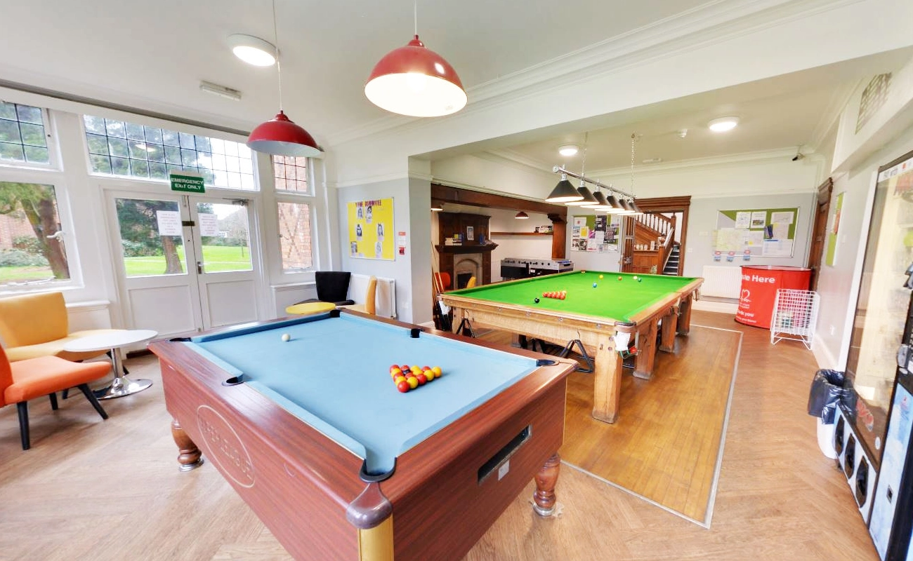 Common room games area