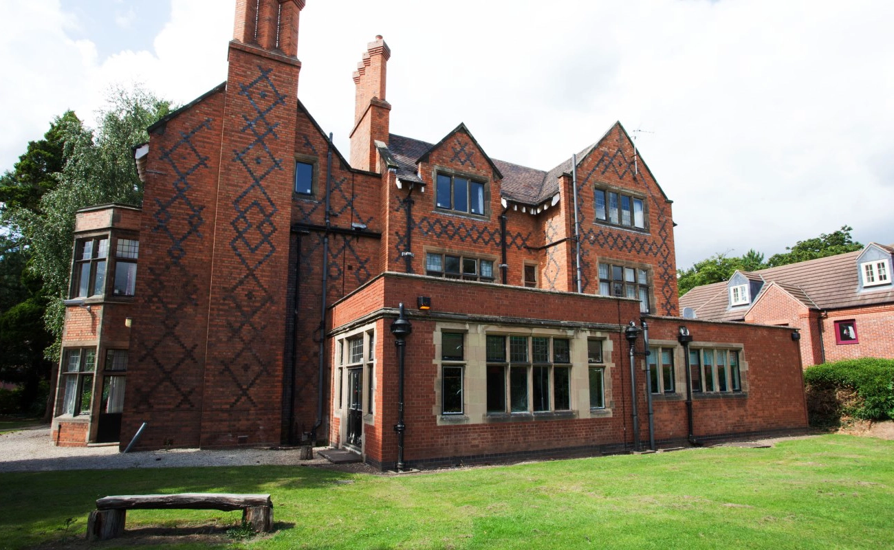 Exterior of the back of The Holt building