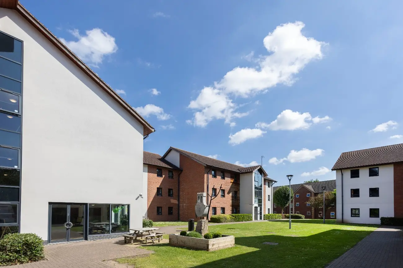 Exterior view of William Morris Halls