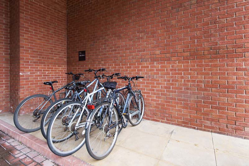 Bike storage area