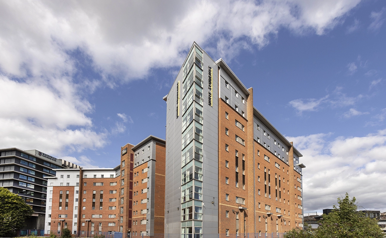 Unite Students accommodation at Mill Point in Manchester