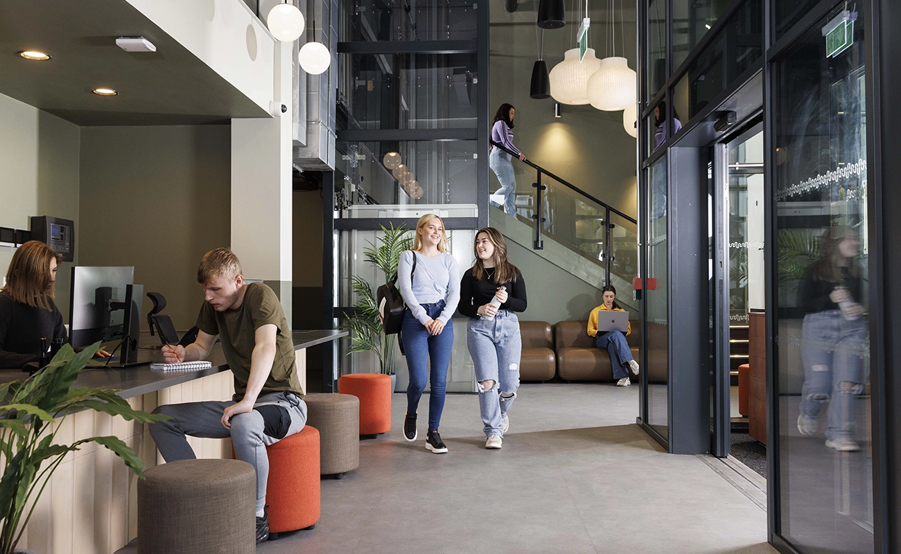 Students in reception