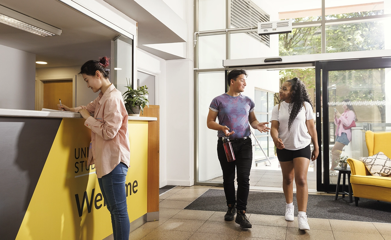 Students in reception