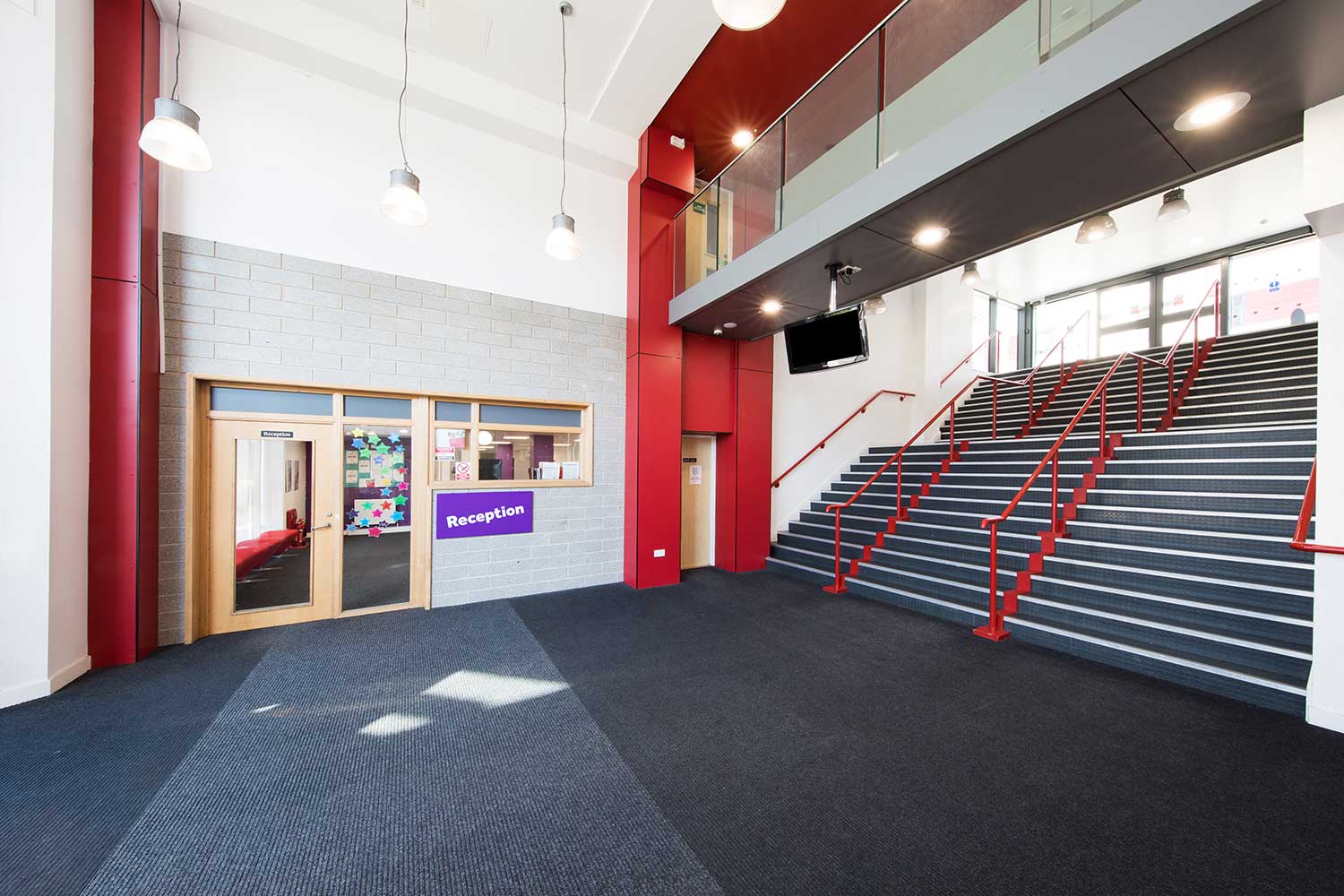 Common room tables and seating