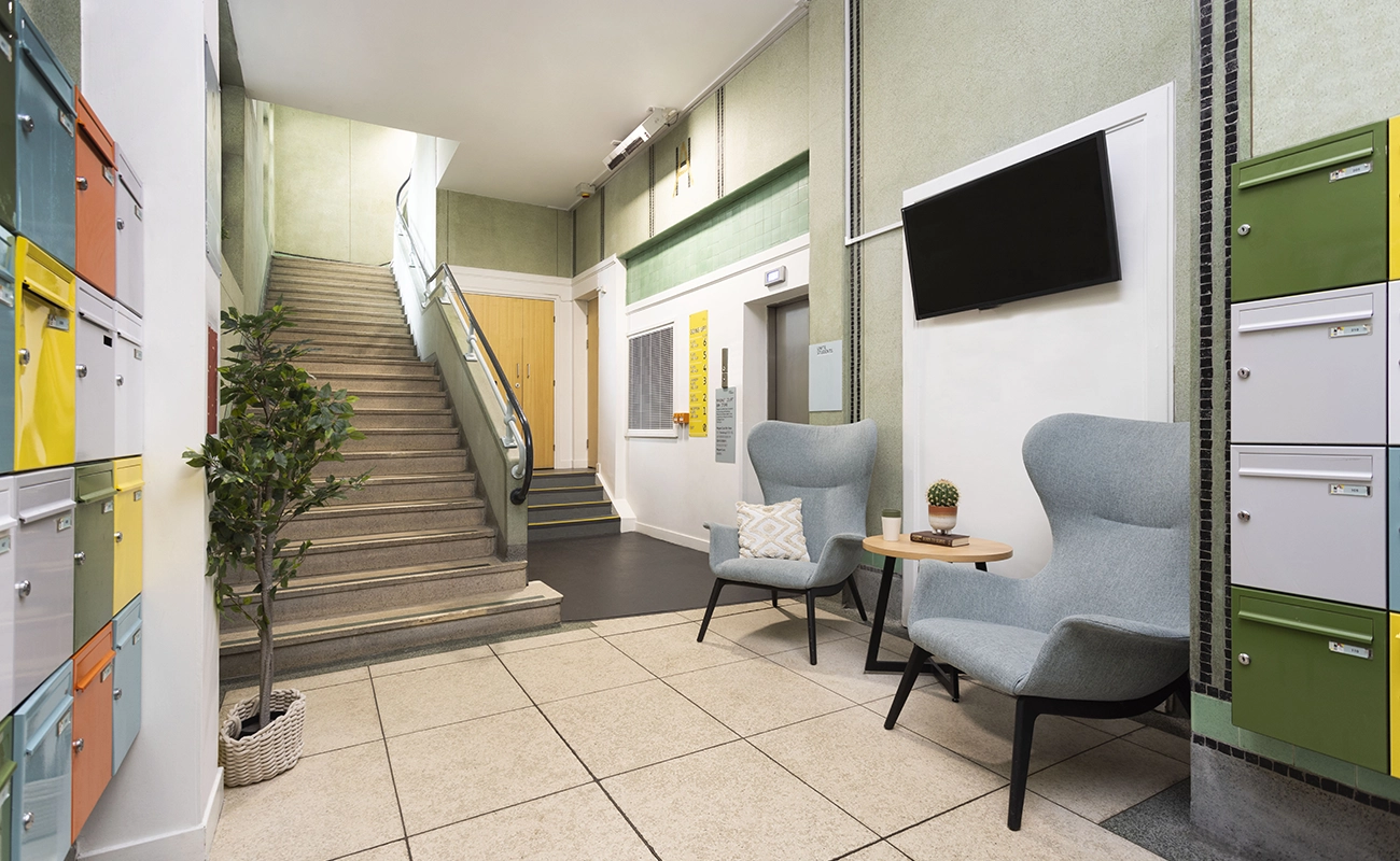 Reception area