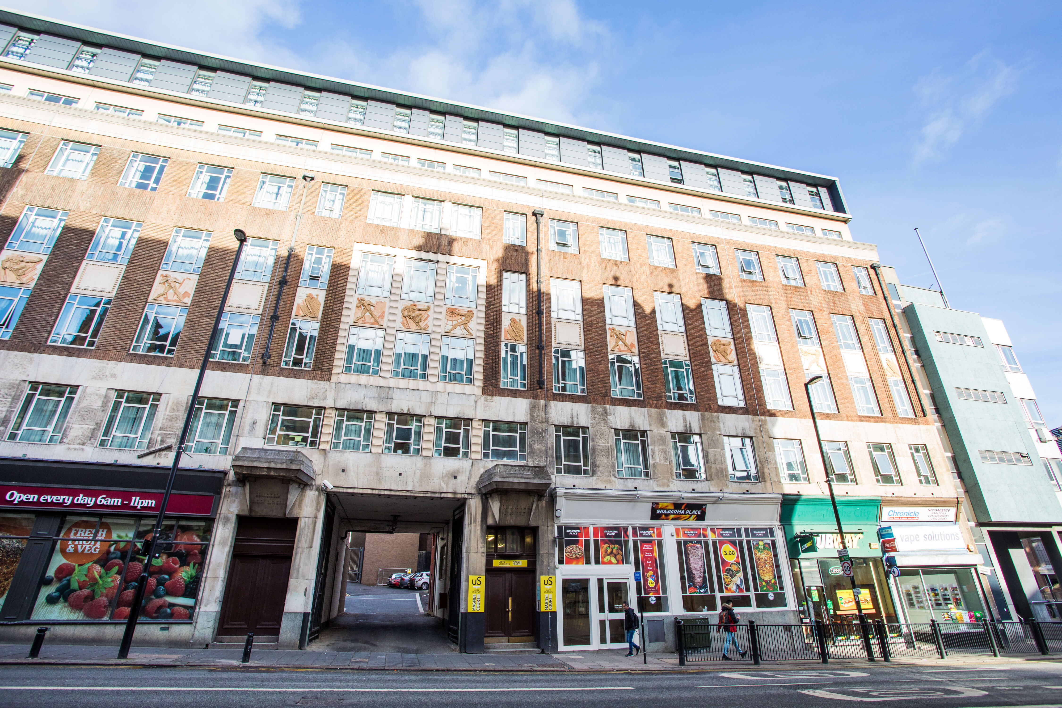 Unite Students accommodation at Magnet Court in Newcastle