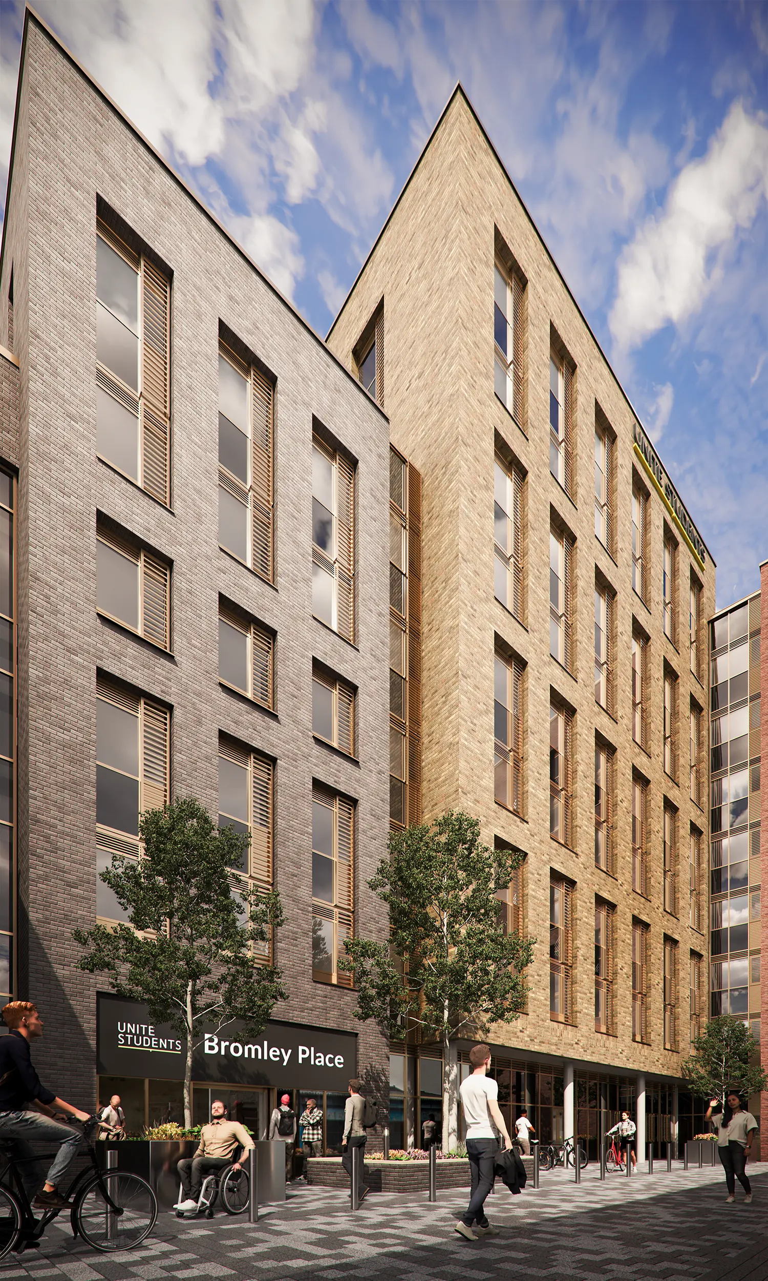 Exterior of the Bromley Place building (artist's impression)