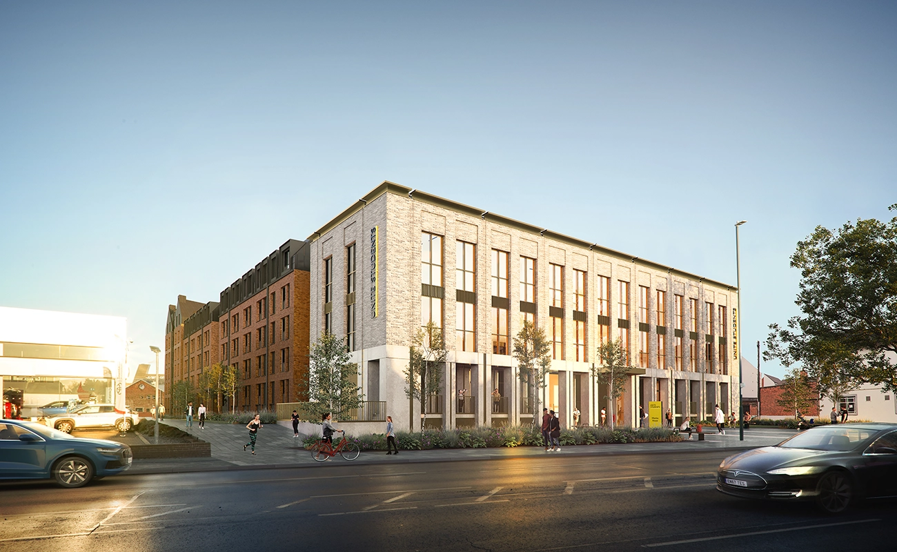 Exterior of Morriss House building (artist's impression)