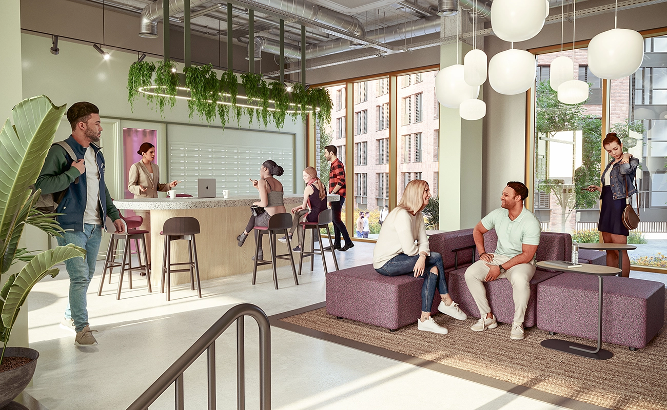 Lounge area (artist's impression)