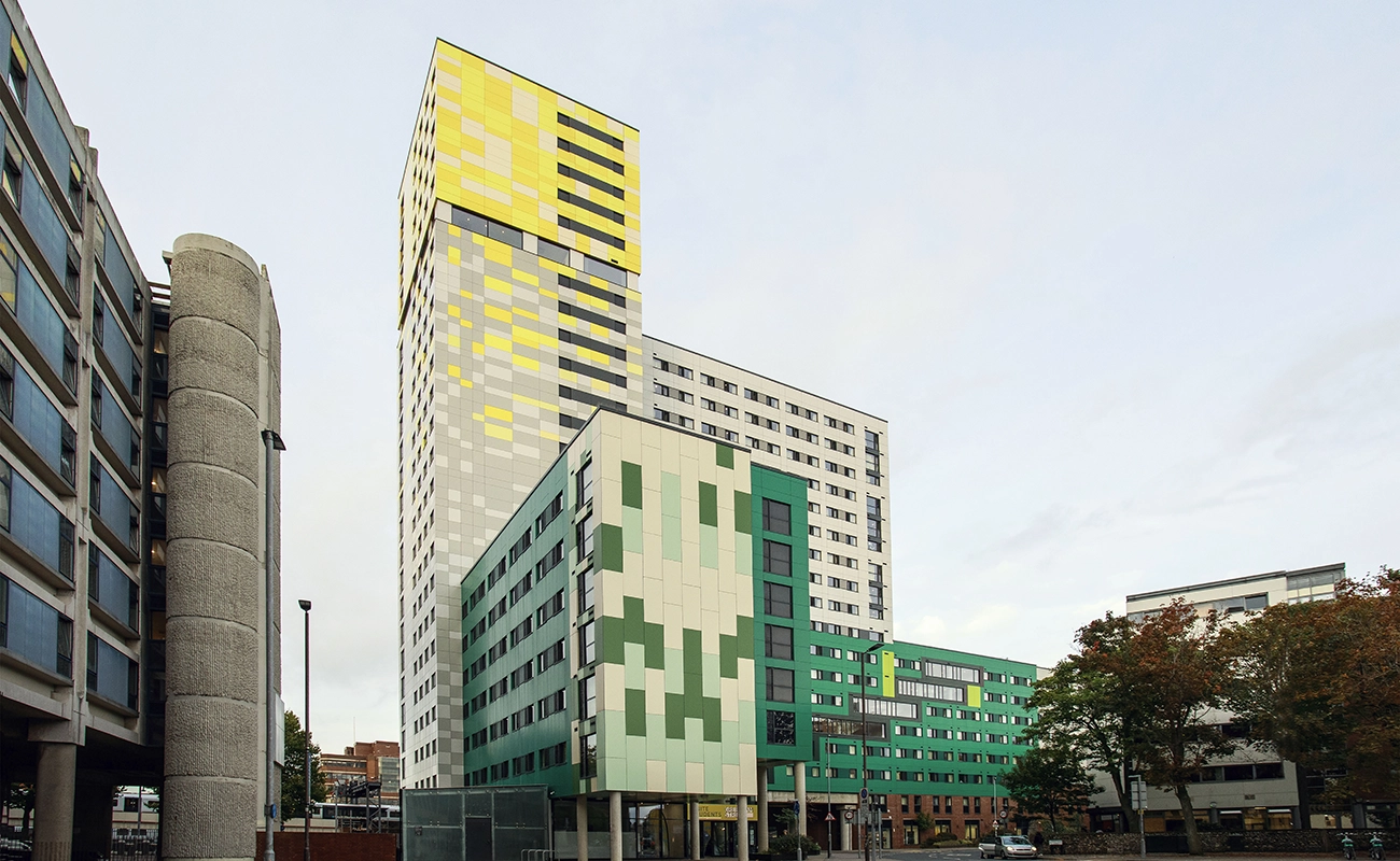 Unite Students accommodation at Greetham Street in Portsmouth