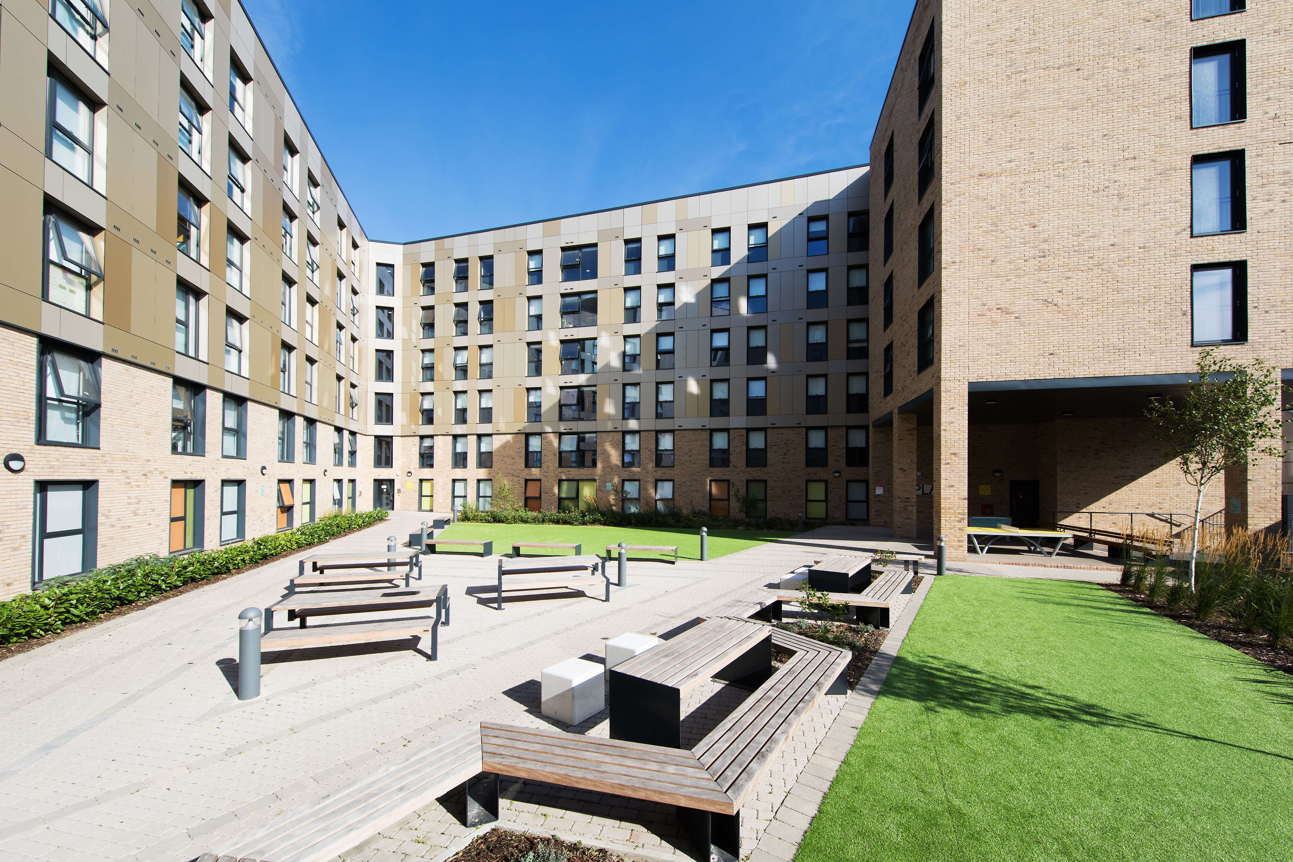 Outdoor courtyard