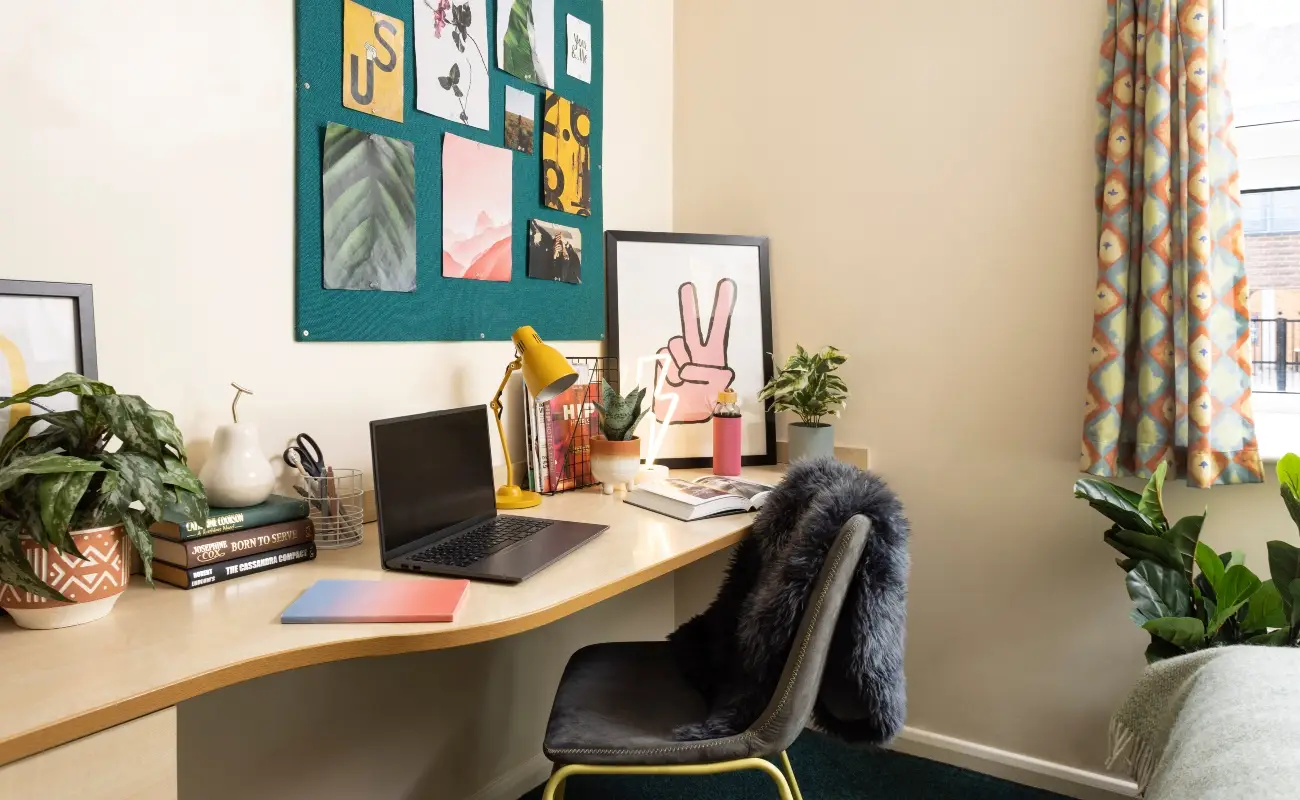 Study space in an Ensuite Classic