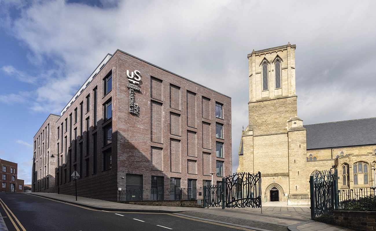 Exterior of the St Vincent's Place building