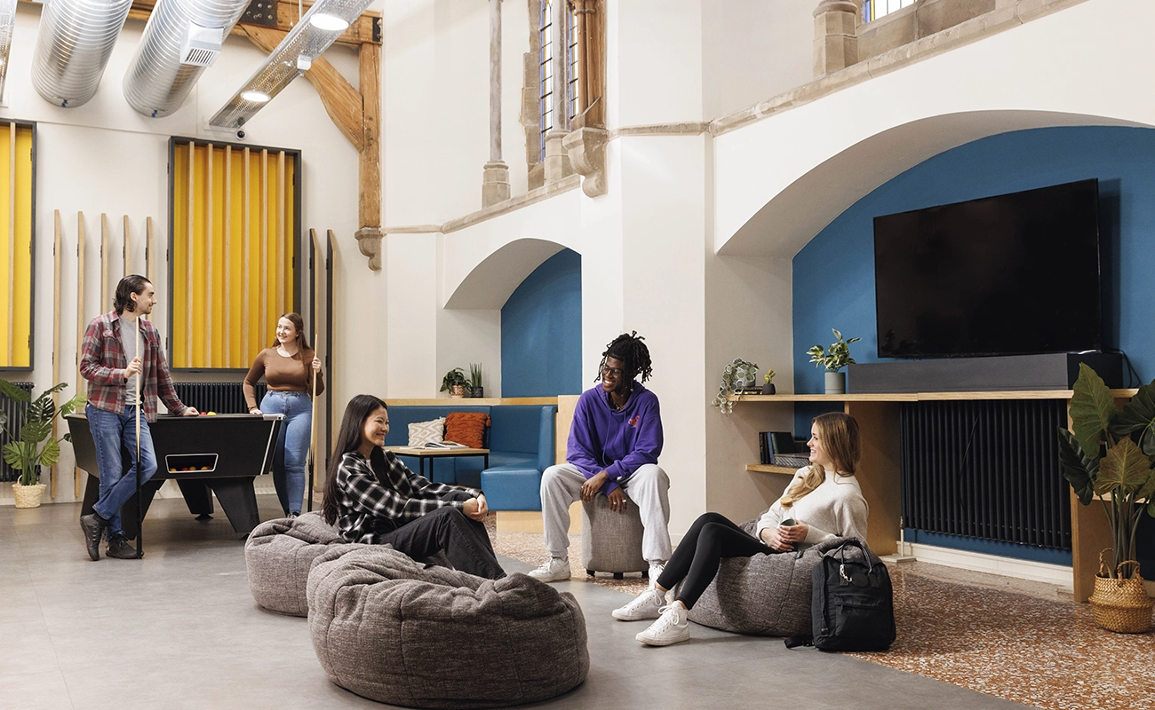 TV area in the common room