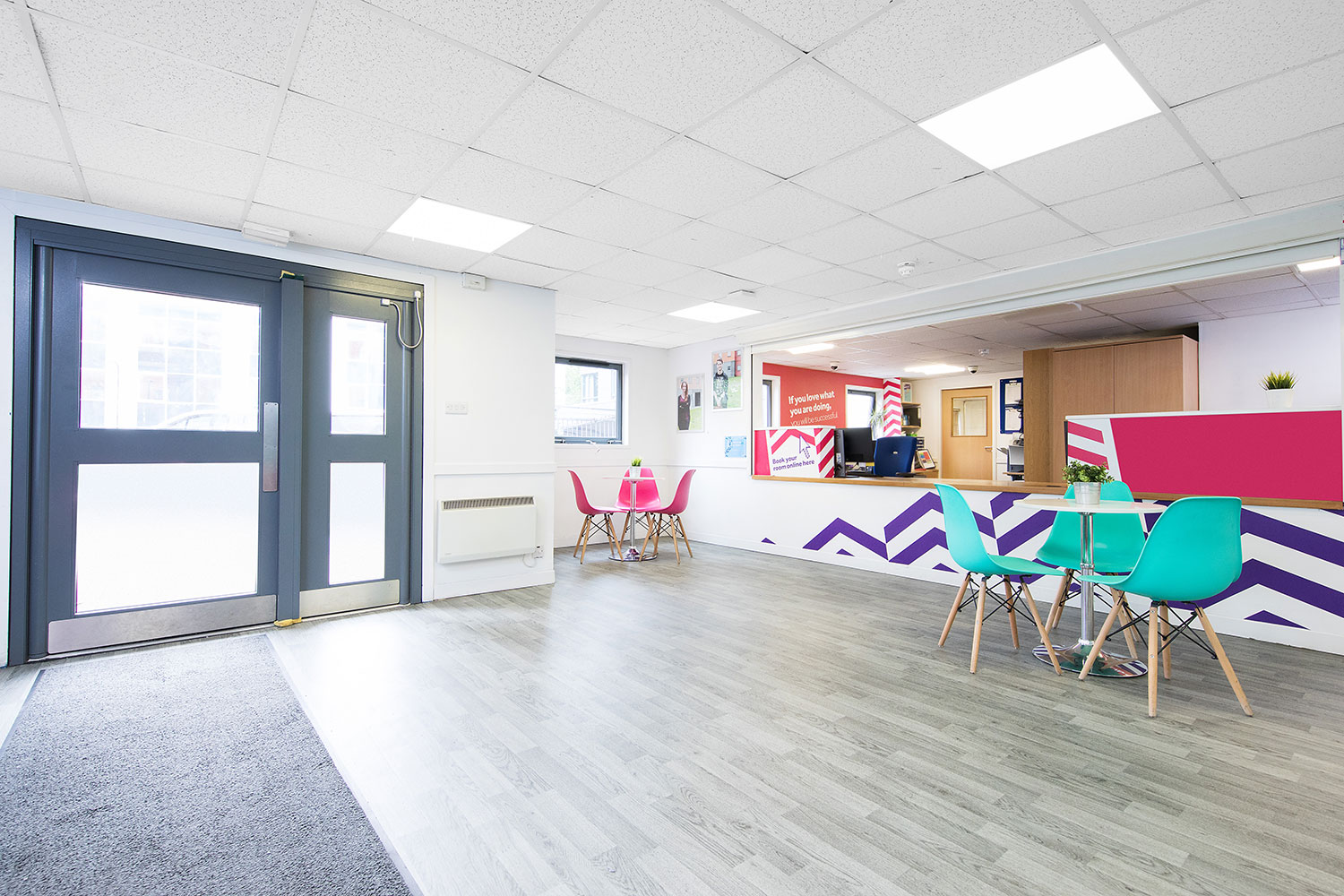 Reception area