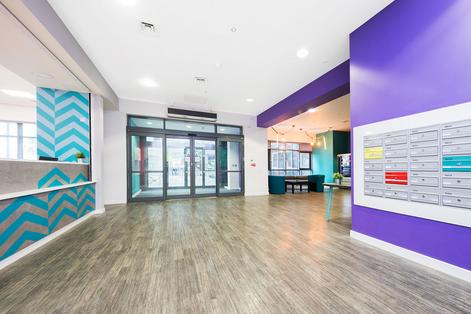 Reception area at Orion Point