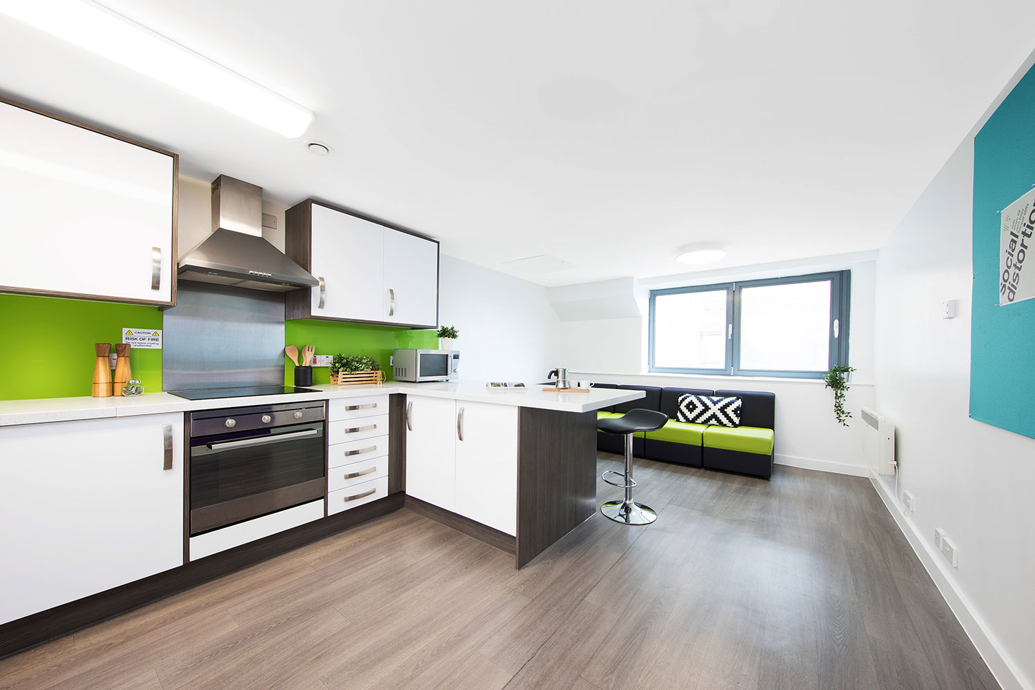 Shared kitchen area at Orion Point